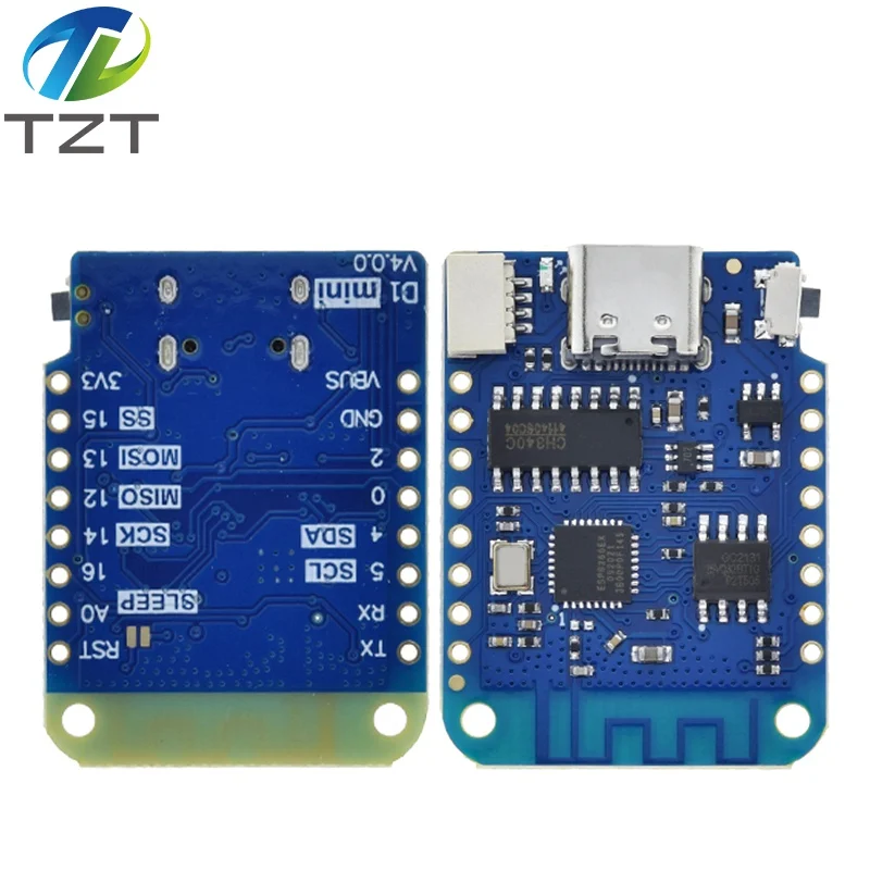 WeMos D1 Mini Pro V3.0 NodeMcu TZT 4 MB/16 MB Bytes Lua WIFI Internet of Things Entwicklungsboard basierend auf ESP8266 CH340G Nodemcu V2 – Detail 36