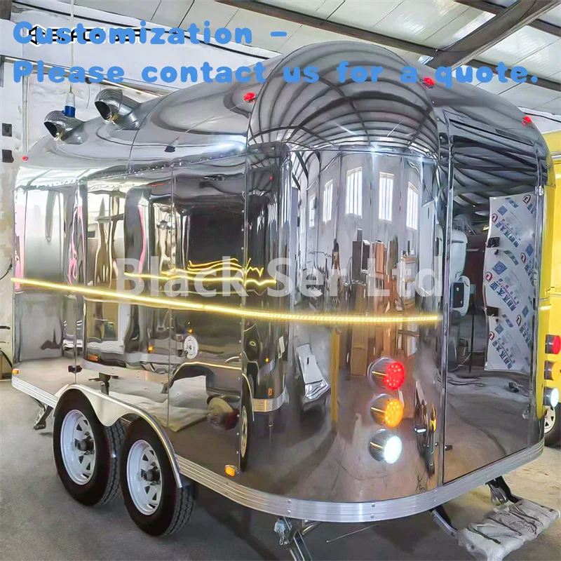 

custom.Customized Available Coffee Hot Dog Pizza Usa Standard Mobile Food Truck Stream Food Trailers Fully Equippe