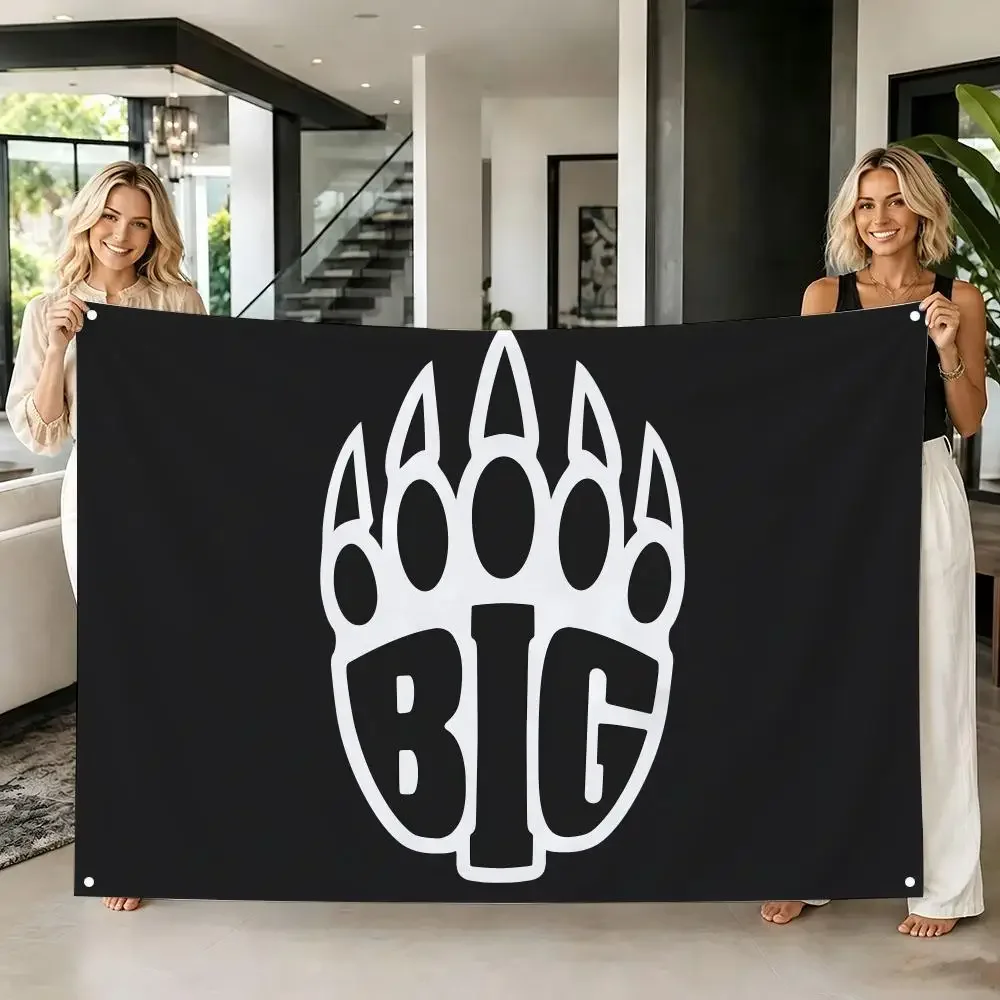 Competitive E-Sports B-BIG C-CLAN Flags Tapestry Creative Pattern Photo Living Room Wall Art Party Outdoor Decor