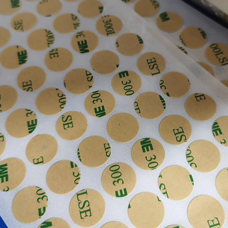1000pcs PET Phone Holder Magnetic Plate Dots Double Sided Adhesive Glue Point Tape Round Strong Adhesive Sticker