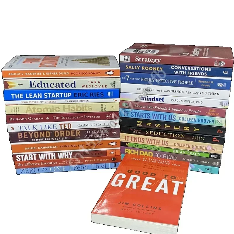 29 Books English Original Poor Dad Rich Dad Investment Philosophy Economic Management Business Review Full Set Livre Livro Novel