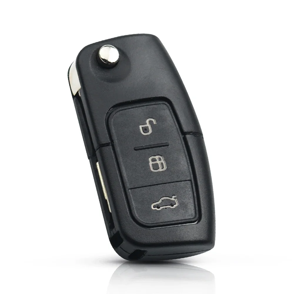 Dandkey-Folding Flip Controle Remoto Key Fob, 3 Botões, HU101, FO21, 433MHz, ID460, ID63 Chip para Ford Focus 3, 2, Mondeo, Fiesta