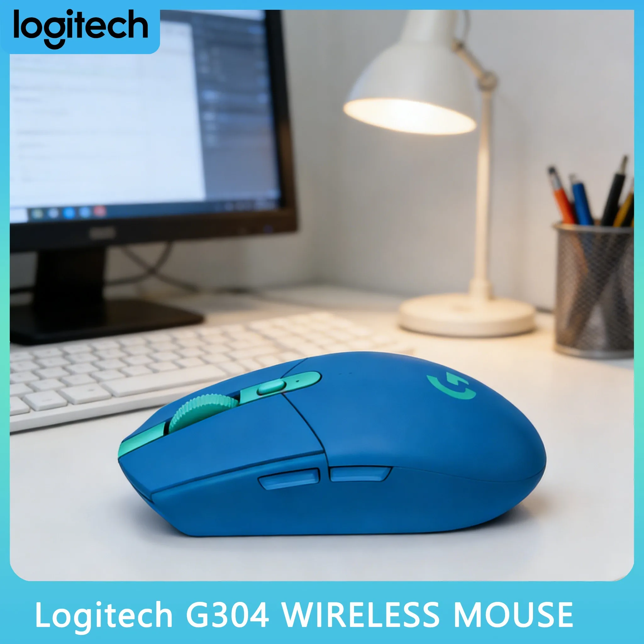 

Беспроводная эргономичная мышь Logitech G304/G305, 99 г, с отслеживанием 400 IPS