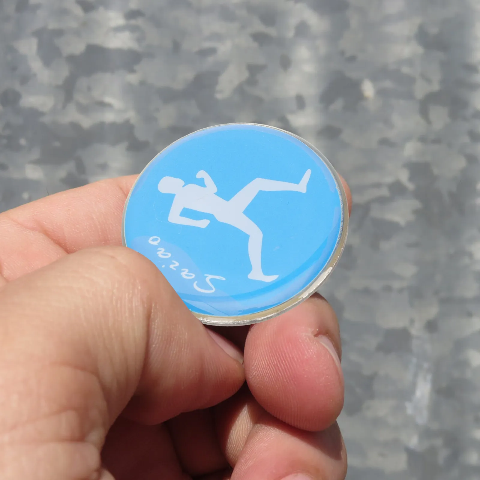 

2Pcs Match Referee Flip Coin for Picking Sides in Sports Games Volleyball Badminton Table Tennis Football Contest Toss Judge