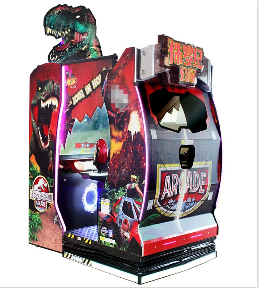 Amusement arcade Jurassic park adult 3D Shooting gun coin operated machine arcade game machine shooting