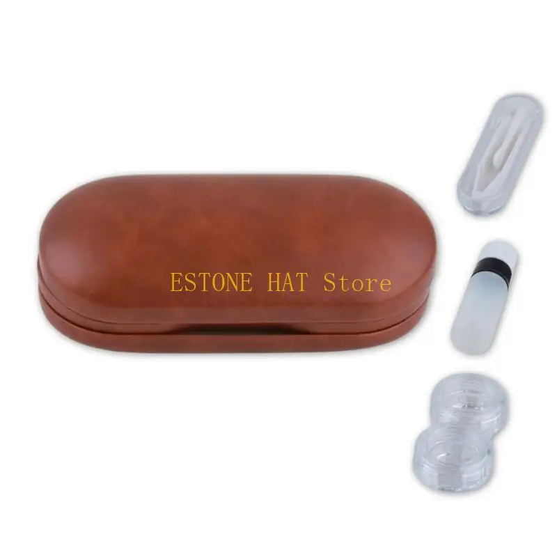 

49MF Удобный футляр для контактных линз Герметичный футляр Прекрасный карманный футляр для контактных линз для повседневного