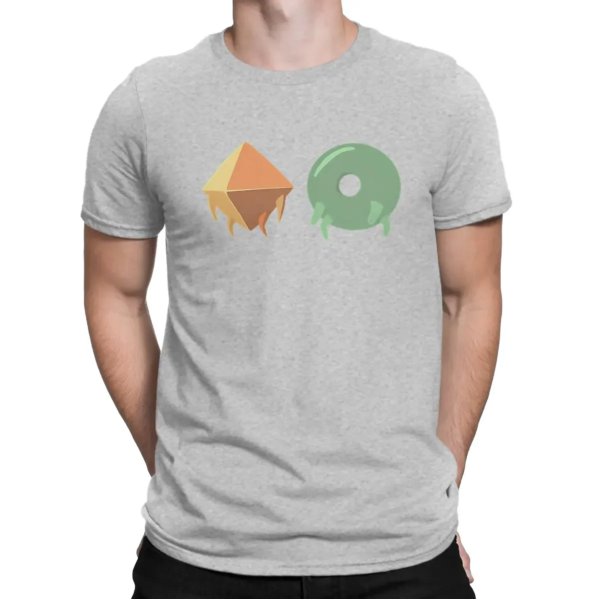Men Round Collar Pure Cotton T Shirts Slay the Spire Game Short Sleeve Tee Shirt   Leisure Donu And Deca T-Shirts Adult Clothing image 4