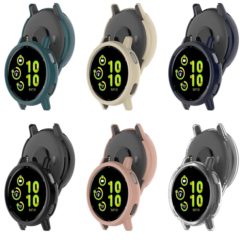 Case Cover For Garmin vivoactive 5 protective shell Frame High Quality PC Slim Smart Watch Accessories