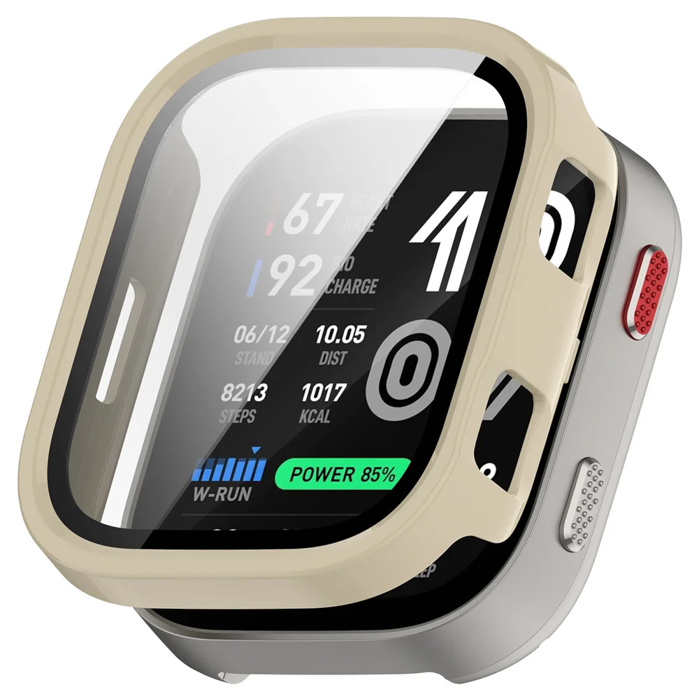 Glas + Schutzhülle für Amazfit Bip Max, Rundumschutz für das Display, robuste PC-Schutzhülle für Amazfit Bip Max Smartwatch, Zubehör. – Detail 10
