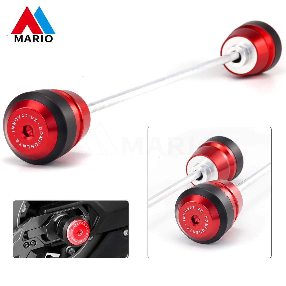

Rear Axle sliders Fork wheel protection Crash Pad Kit Motorcycle For Yamaha Tmax560 Techmax Tmax 560 Tech max 2020 T-MAX