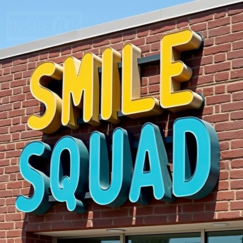 Custom 3D Metal Channel Letters For Storefront Outdoor Advertising Weatherproof Business Sign Suitable For Cafe Mall Office