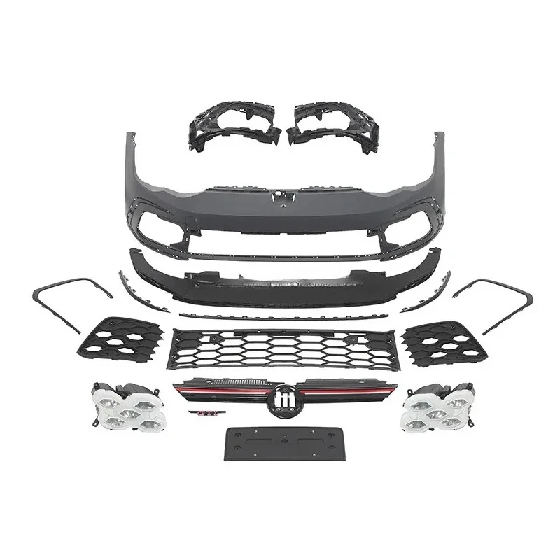 For VW  8 GTI Top quality Top quality K-SEEK Vehicle Modification Parts Front Bumper Grille Car Facelift Body Kits