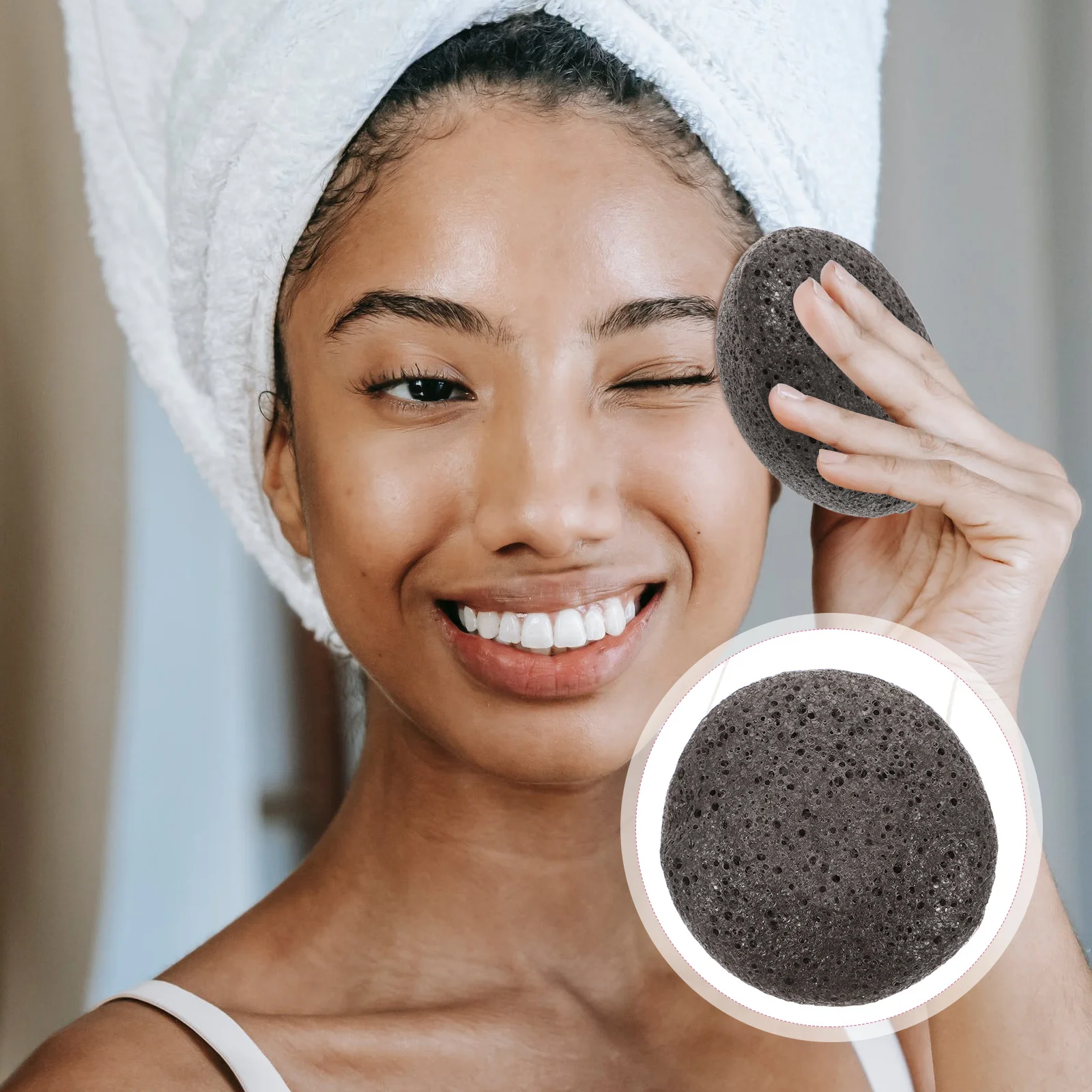 フェイシャルメイク落としスポンジ フェイスクレンジング 角質除去ツール 毛穴ディープクリーン オイル除去 安全な肌の日常使用 クリスマスギフト