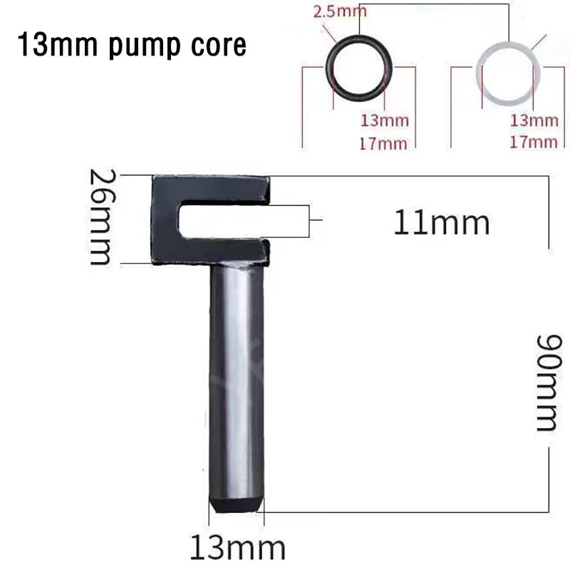 3 Ton Horizontal Hydraulic Jack Accessories 13mm/15mm/16mm Pump Core Repair Kit Oil Seal