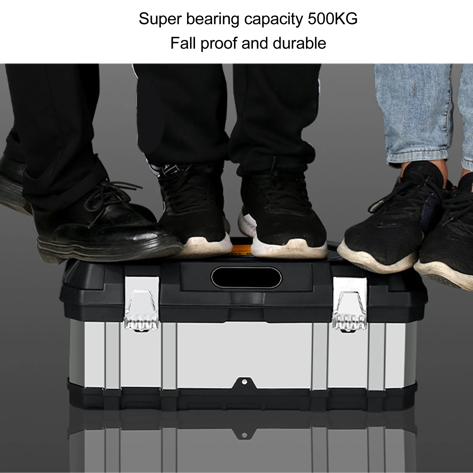 Ящик для инструментов, органайзер, портативный многофункциональный ящик для хранения промышленного оборудования, пустая коробка для электрика из нержавеющей стали