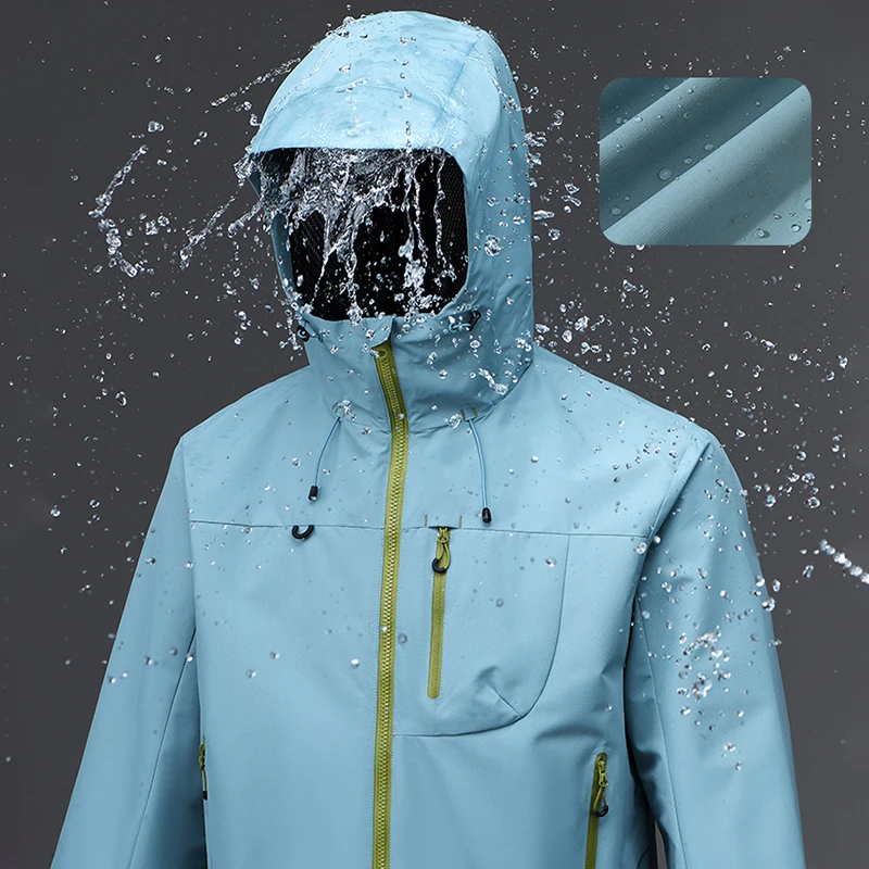 Men's Outdoor Jacket Waterproof Windbreaker Sports Climbing Trekking Multiple Pockets Skiing Softshell Zipper Hooded Jackets 136 S54e041d7b0d44a6fada41805f836cd0fP