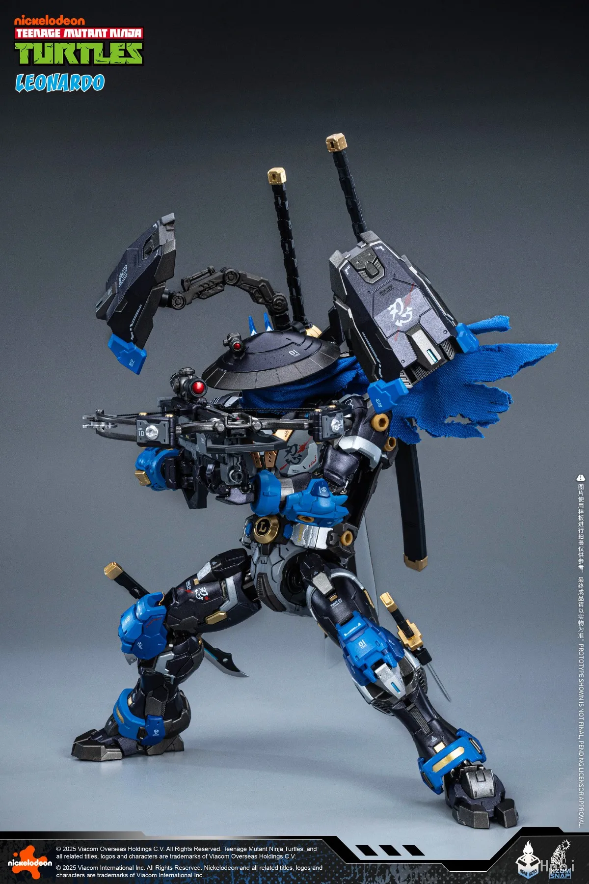 HeatBoys الأصلي سبيكة ميكا ليوناردو 40th الذكرى طبعة كمين العمل المنتج النهائي نموذج لجسم لعب للأولاد الهدايا