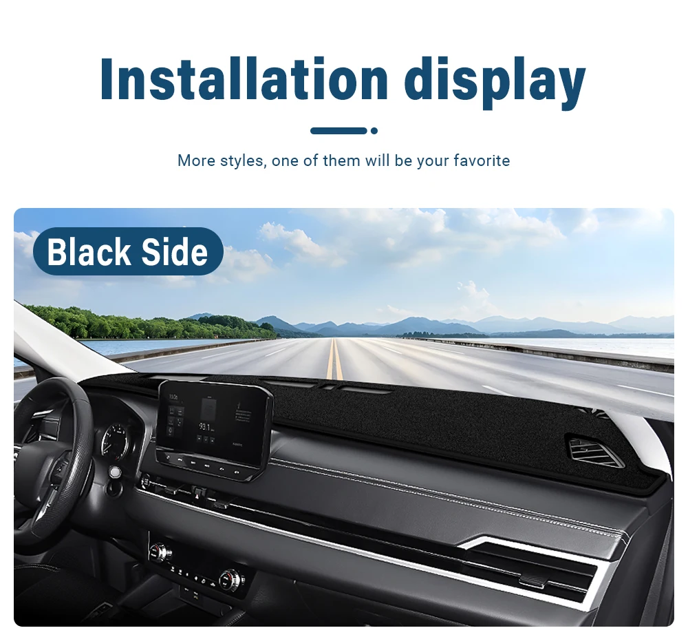 Für Mitsubishi Outlander 4 PHEV 2021 2022 2023 2024 2025 2026 Auto-Armaturenbrett-Sonnenschutzabdeckung Rutschfeste Matte Zubehör – Detail 11