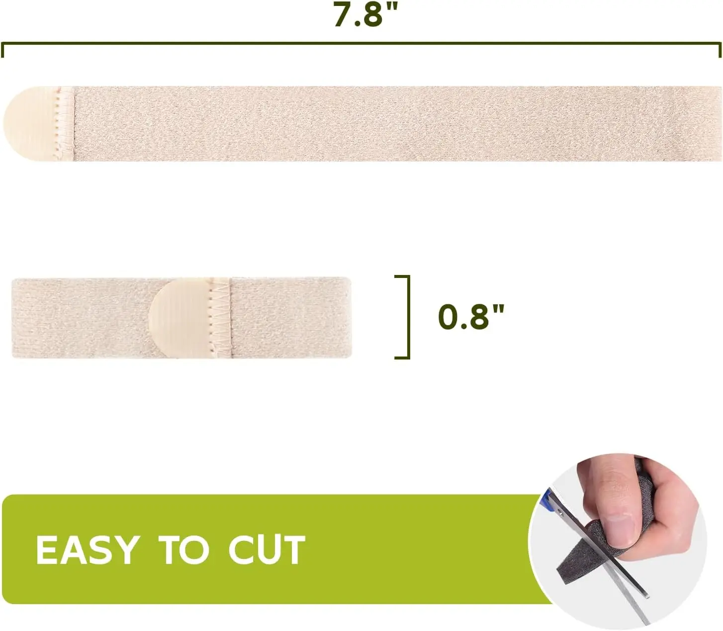 

1/2/5/10Pcs Sumifun Hammer Toe Straightener Broken Toe Wraps Hammertoe Corrector Toe Splints for Crooked Curled Overlapping Toes