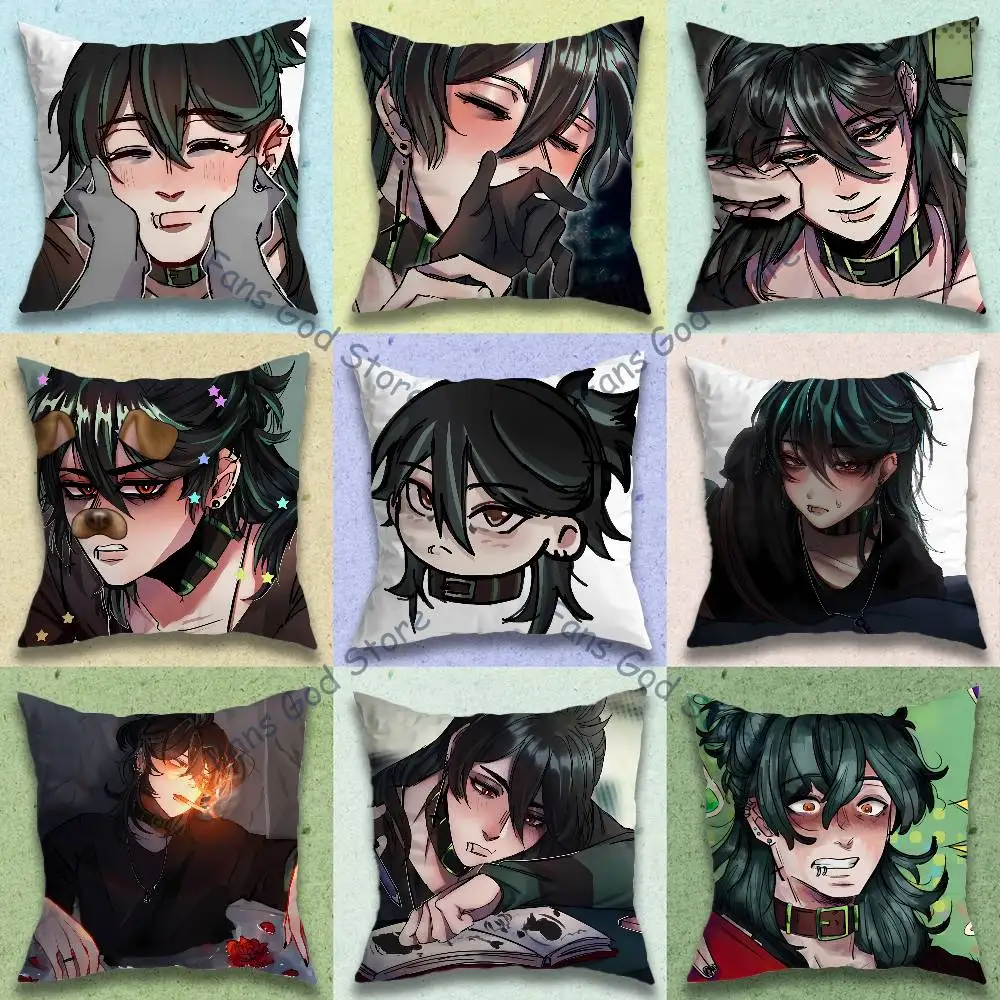 K-Kids at The Back Sol Anime Celebrity Merchandise All-Match Printed Pillow Case Sofa Car Office Room Decoration Protector