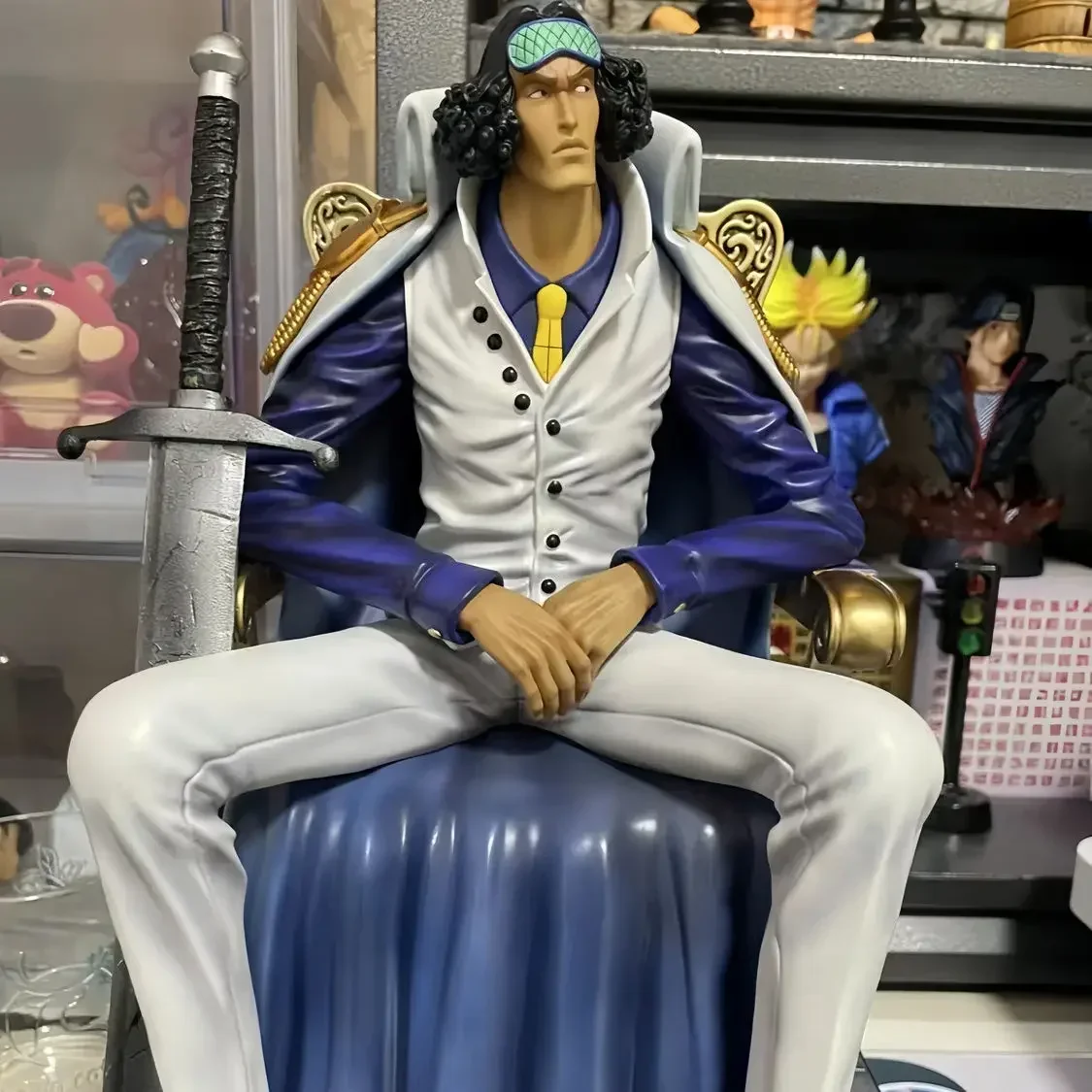 

New 29cm One Piece Handwork Anime Figure Admirals Kizaru Akainu Aokiji Figures Statue Figurine Collectible Model Toy Decoration