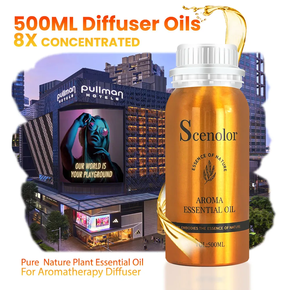 500ML Pullman Crowne Plaza Hotel Scent Aroma Essential Oils For Diffuser Toilet Bathroom Car Oasis Perfume Oil Home Air Purifier