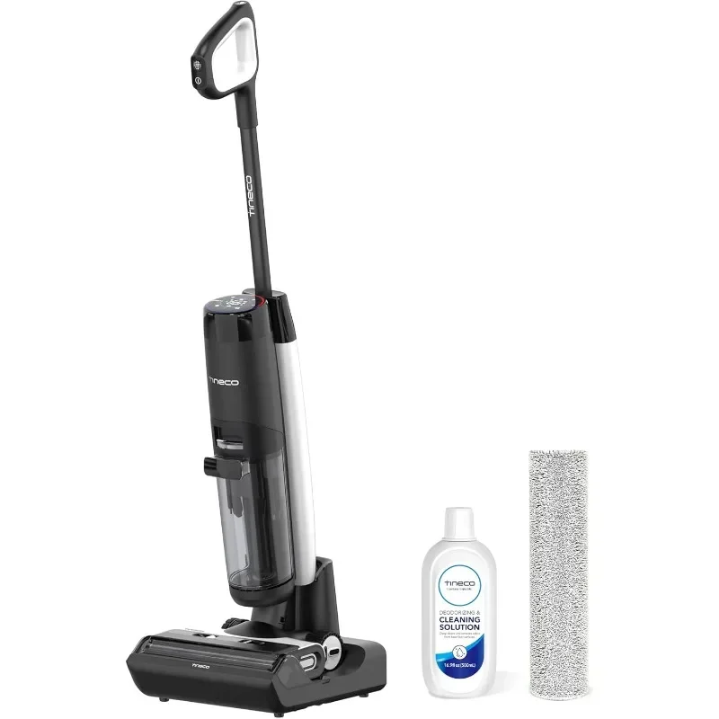 Tineco FLOOR ONE S7 FlashDry Smart Cordless Wet Dry Vacuum Cleaner, Long Runtime, Great for Sticky Messes, Self-cleaning