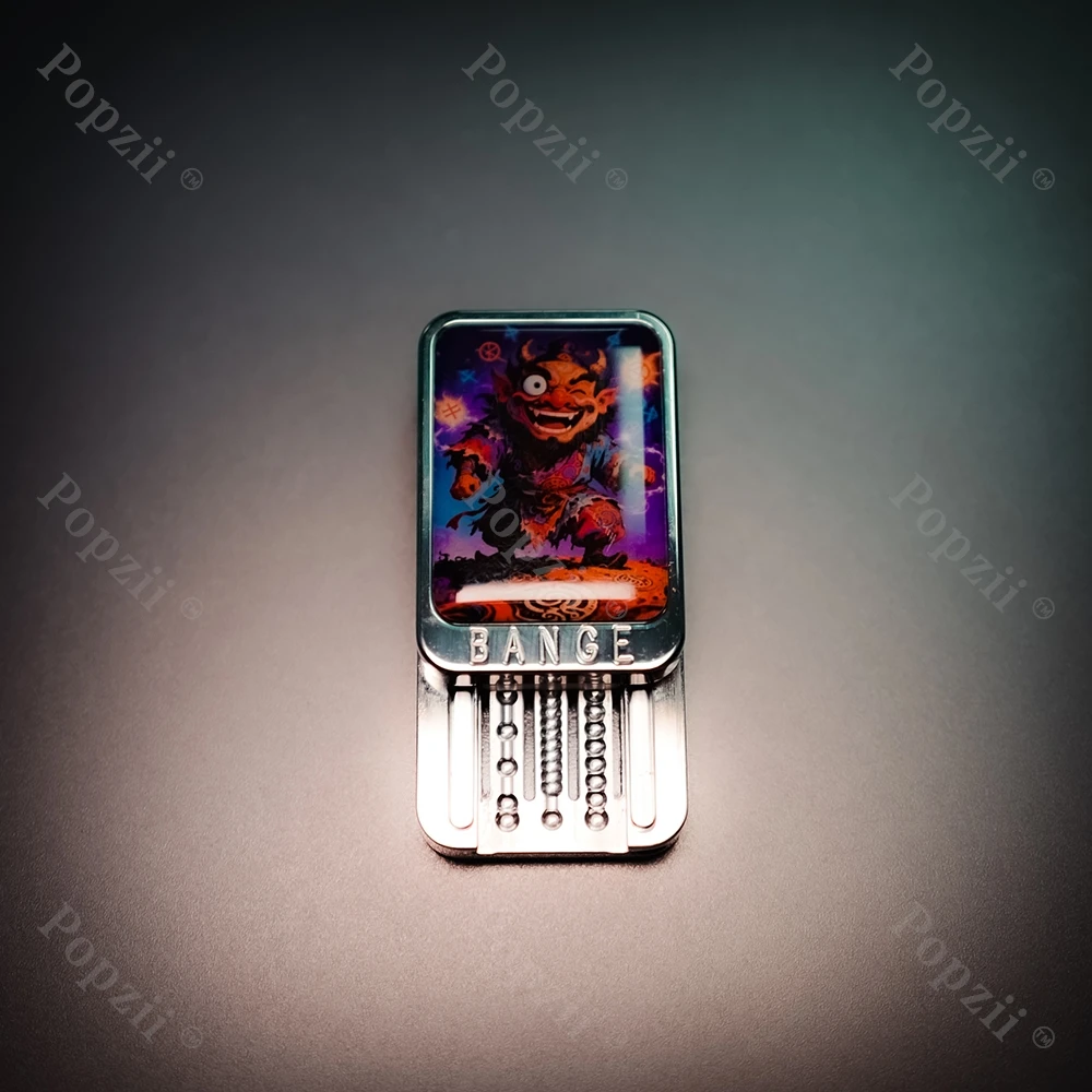 ZhongKuiEDC Stainless Steel Mechanical Multi Orbit Push Slider Office Stress Relief Gadgets Multiple Ways to Play Fidgeting toys