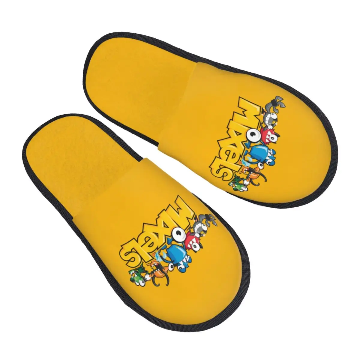 لعبة مخصصة مختلطة الكرتون لينة رغوة الذاكرة شبشب منزل النساء الرسوم المتحركة التلفزيون الأمريكي دافئ دافئ المضادة للانزلاق وحيد النعال #1