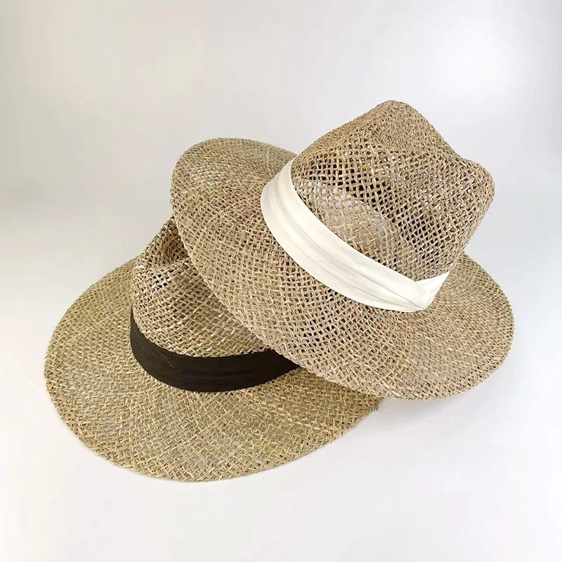 

Summer Hat for Women Breathable Hollow Panama Hat for Men Vacation Beach Hat Sunshade Straw Hat Sun Hat Sombrero Hombre