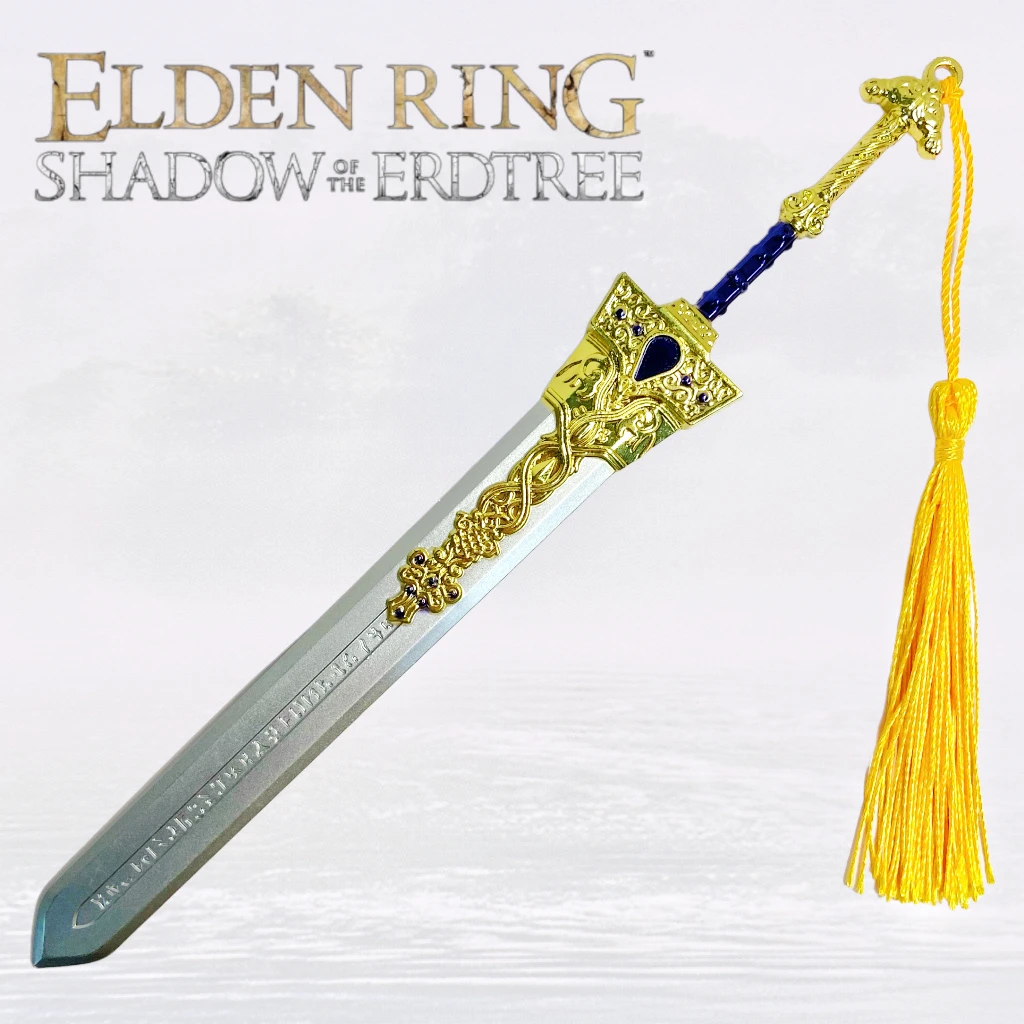 

7.9inch Elden Royal Greatsword Metal Katana Sword Samurai Sabre Ninja Knife Japanese Katana Sabre Cosplay Accessories Prop Toy