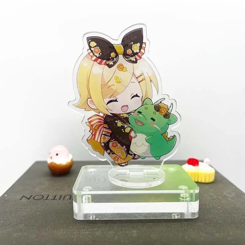 Hatsune Miku Vocaloid Kimono Acrylic Standee Desk Ornament Kawaii Anime Gift for Boys Girls Fans Cartoon Accessory Toy Decor view 4