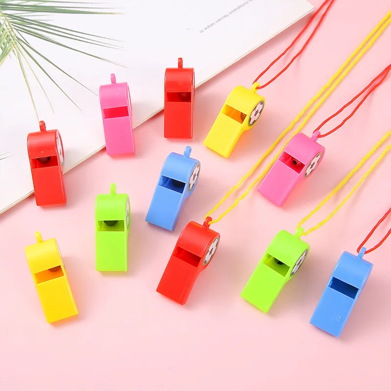 24 silbatos deportivos de plástico de colores, silbatos para animadoras, silbatos para árbitros, silbato de animación, silbato de aficionado