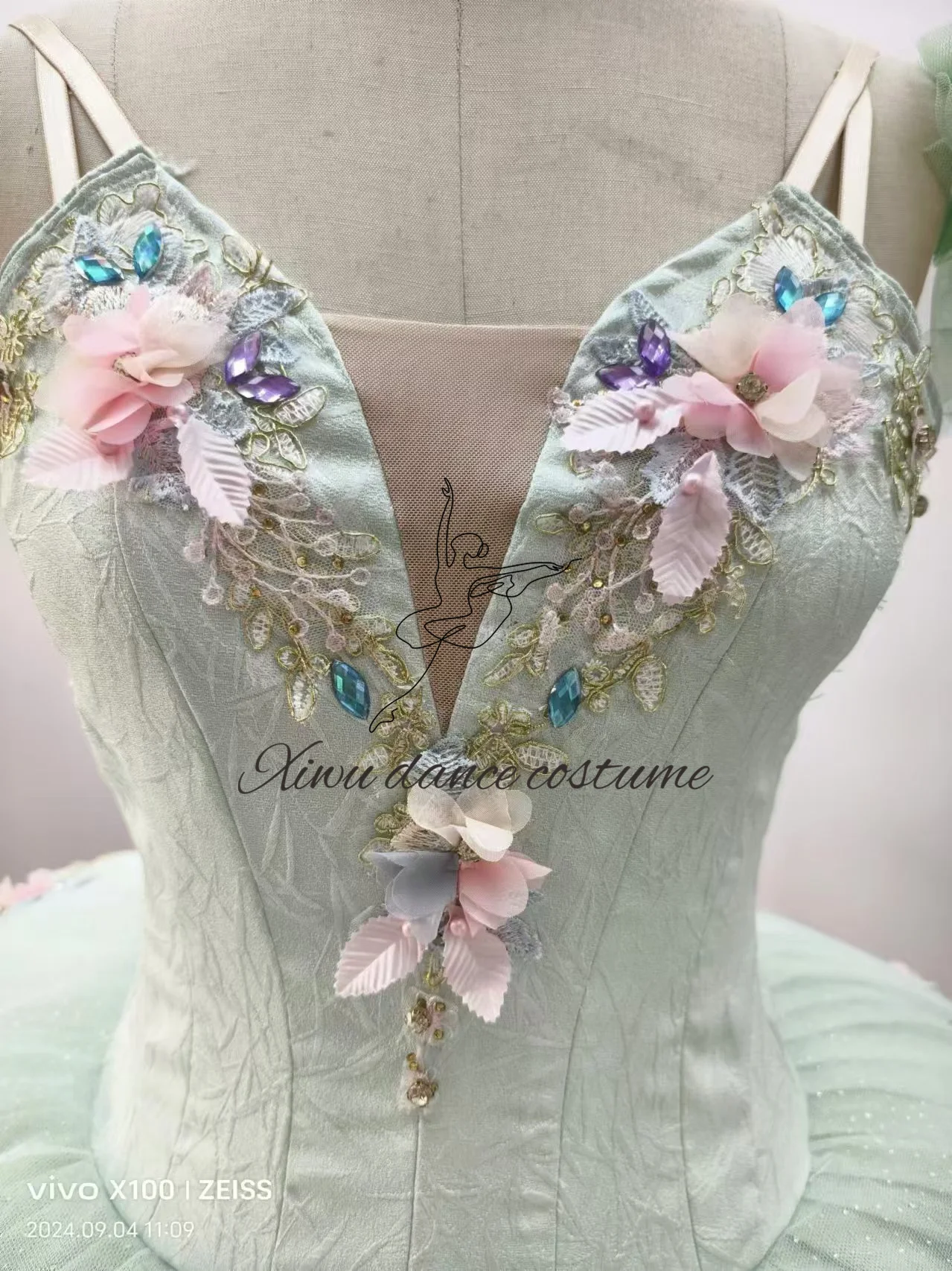 Purple Sleeping Beauty ballet costume Fairy variations Adult children professional custom performance competition costumes
