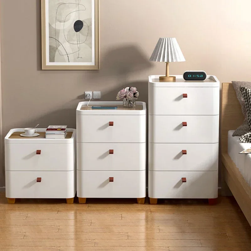 

Drawers Nightstand Storage Aesthetic Girl Hallway Nightstand Table Minimalist Design Tables De Nuit Library Furniture