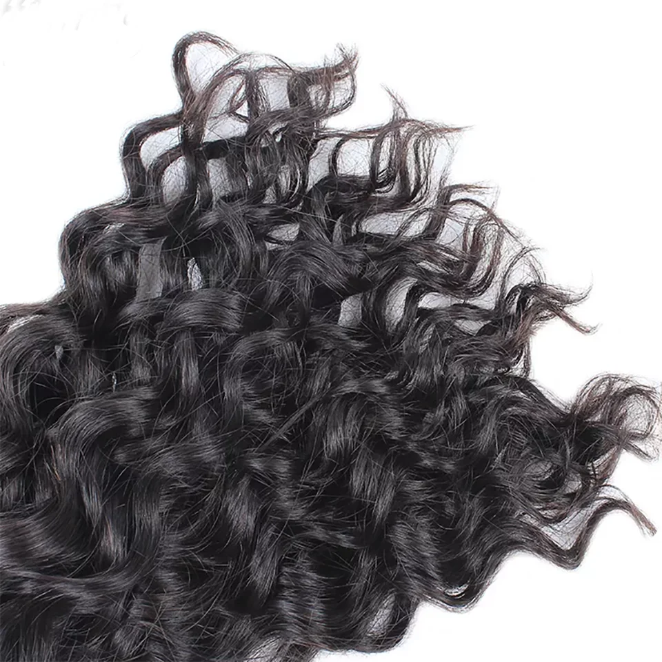 Extensions de cheveux 100% naturels Remy, Deep Wave, colle adhésive sur trame de peau, pour Salon, haute qualité pour femmes