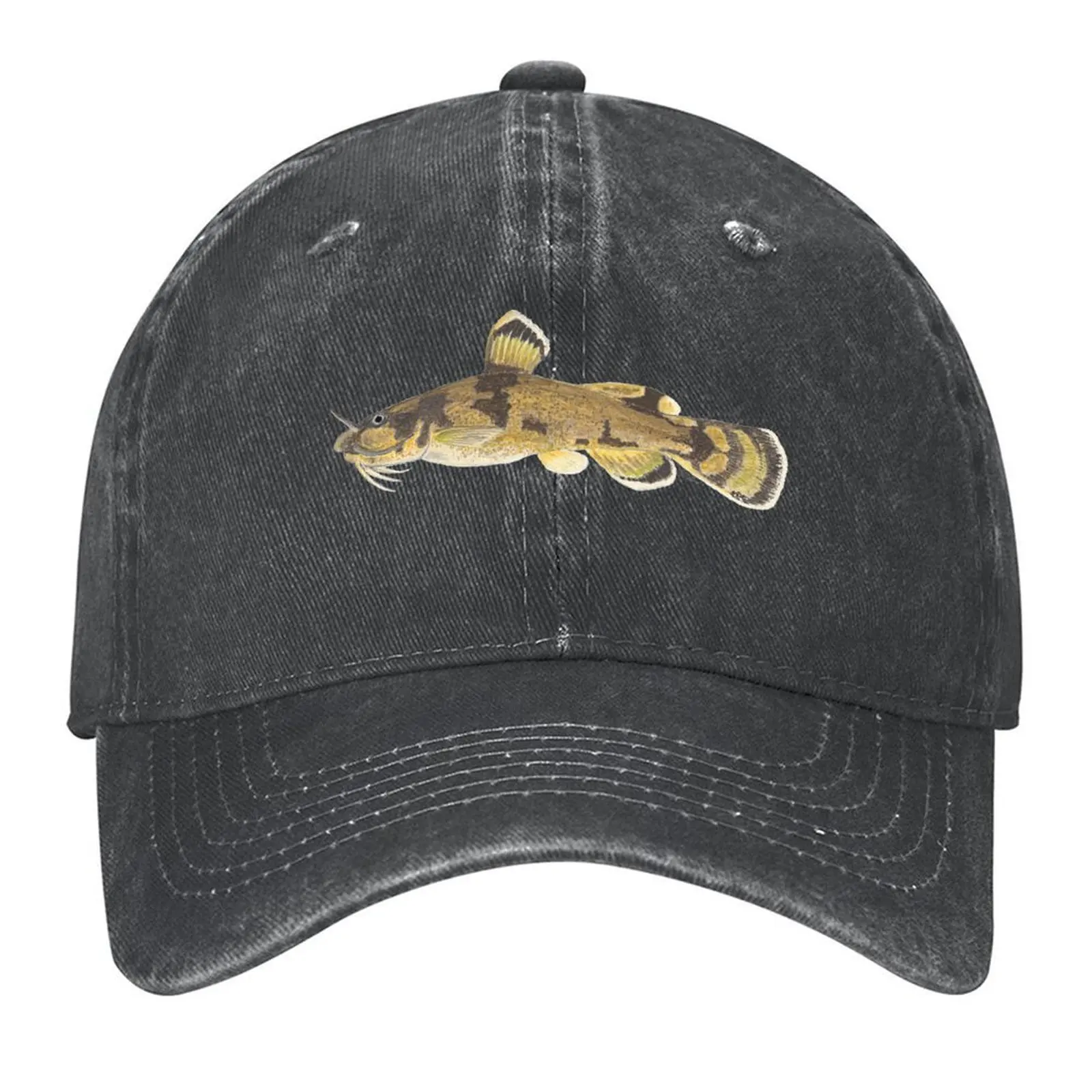 

2026 Frecklebelly Madtom (Noturus Munitus) Baseball Cap Designer Hat Custom Cap Funny Hats Snap Back Hat For Man Women's