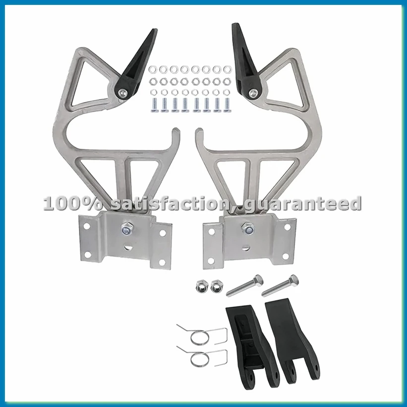 

Замки для телескопических лестниц 28-11, комплект из 2 алюминиевых замков для ступеней, аксессуары для телескопических лестниц, подходят для 24-футовых, 28-футовых лестниц - A56M