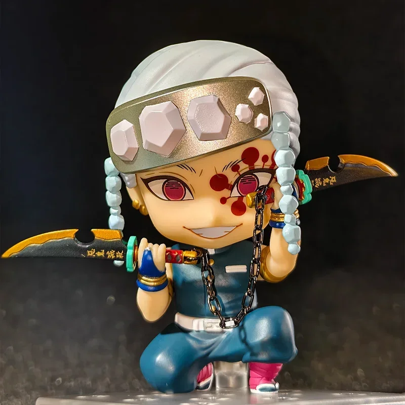 جديد ابتسامة جيدة Nendoroid شيطان القاتل Uzui Tengen نموذج أنيمي ألعاب شخصيات الحركة غرفة الاطفال زخرفة فتاة الهدايا جمع