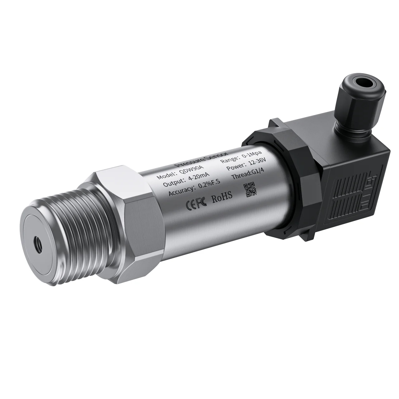 4-20mA 0-10V Pressure Transmitter 10bar 25bar 40bar 20KPA 30KPA Pressure Transducer RS485 g1/4