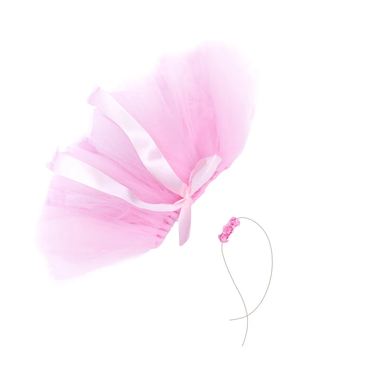 

Tulle Skirt Tutu Baby Girl Headband Newborn Outfit Infant Photo Prop Yellow Halloween 0-12 Months Lightweight Breathable Elastic