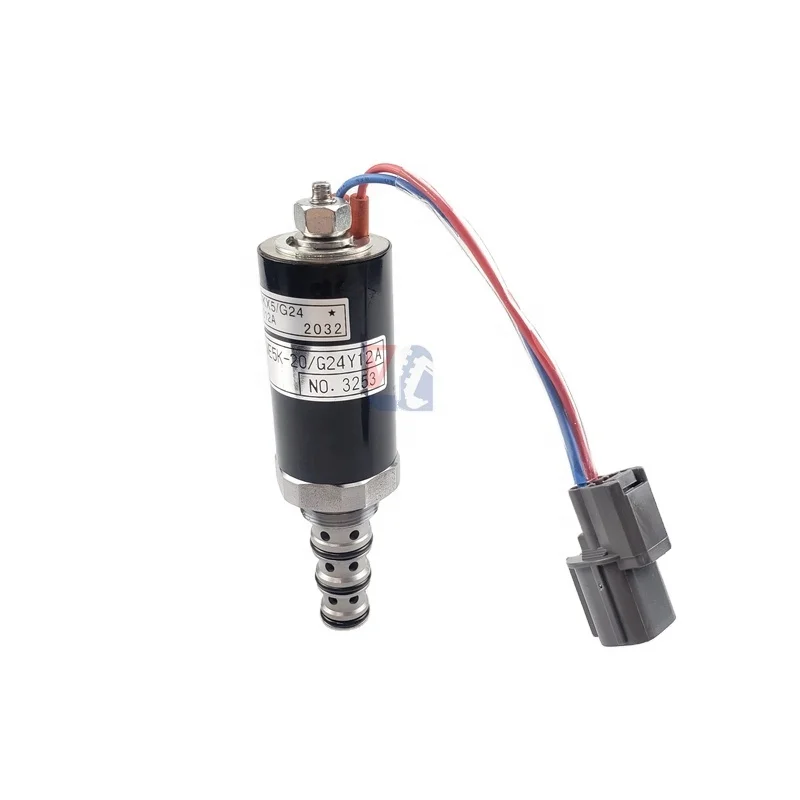 JUYULONG Excavator Parts For Kobelco Excavator Parts SK200-2 SK200-5 KWE5K-20/G24Y12A Hydraulic Solenoid Valve YN35V00005F2