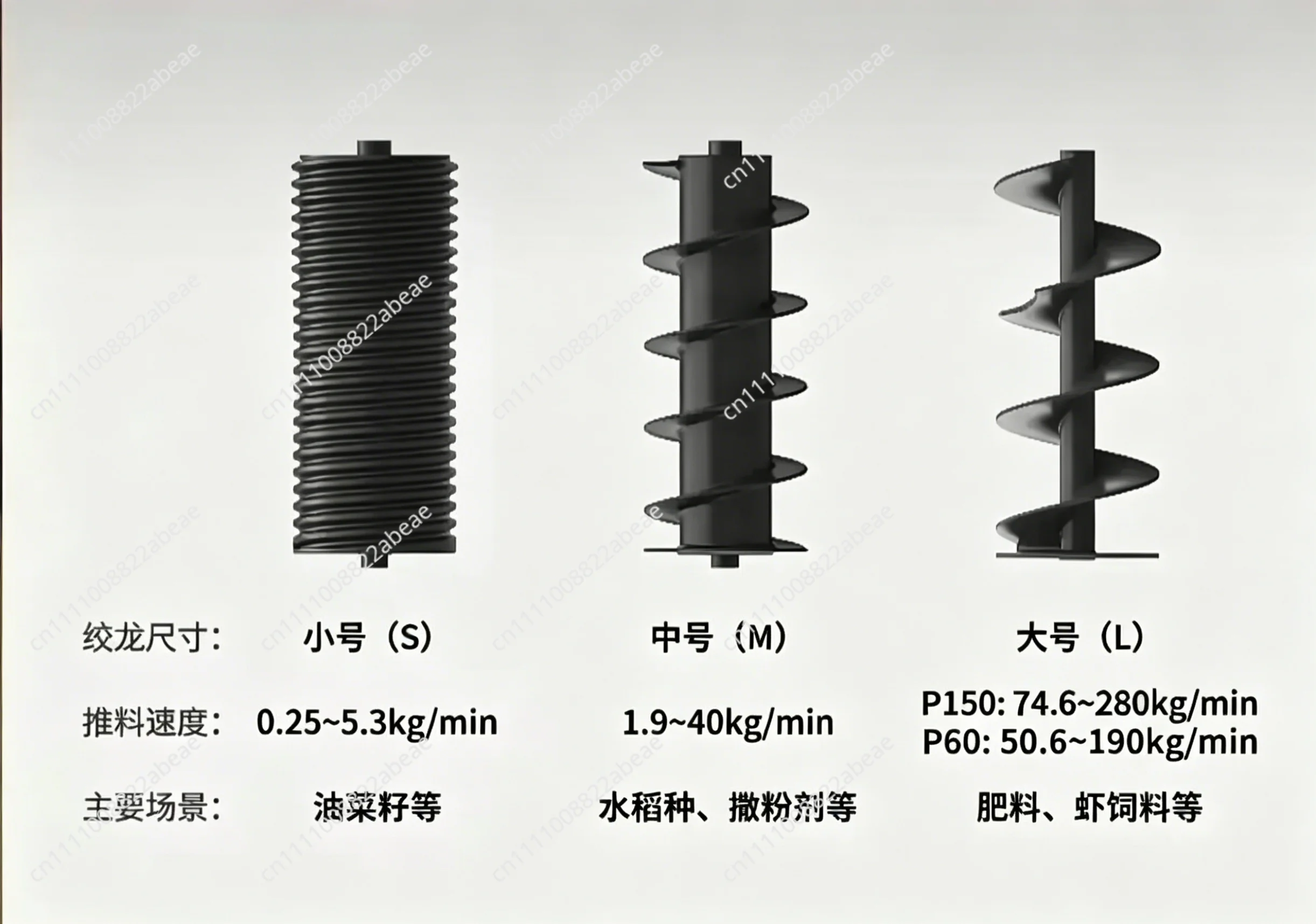Original New Spiral Feeder for XAG P150 P60 P150PRO P60pro 24-25 Compatible with Multiple Models