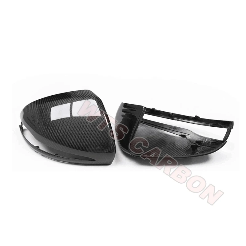 RHD For Mercedes Benz C GLC S E Class W205 X253 W222 W213 W238 Full Dry Replacement Carbon Side Rearview Mirror Cover Caps