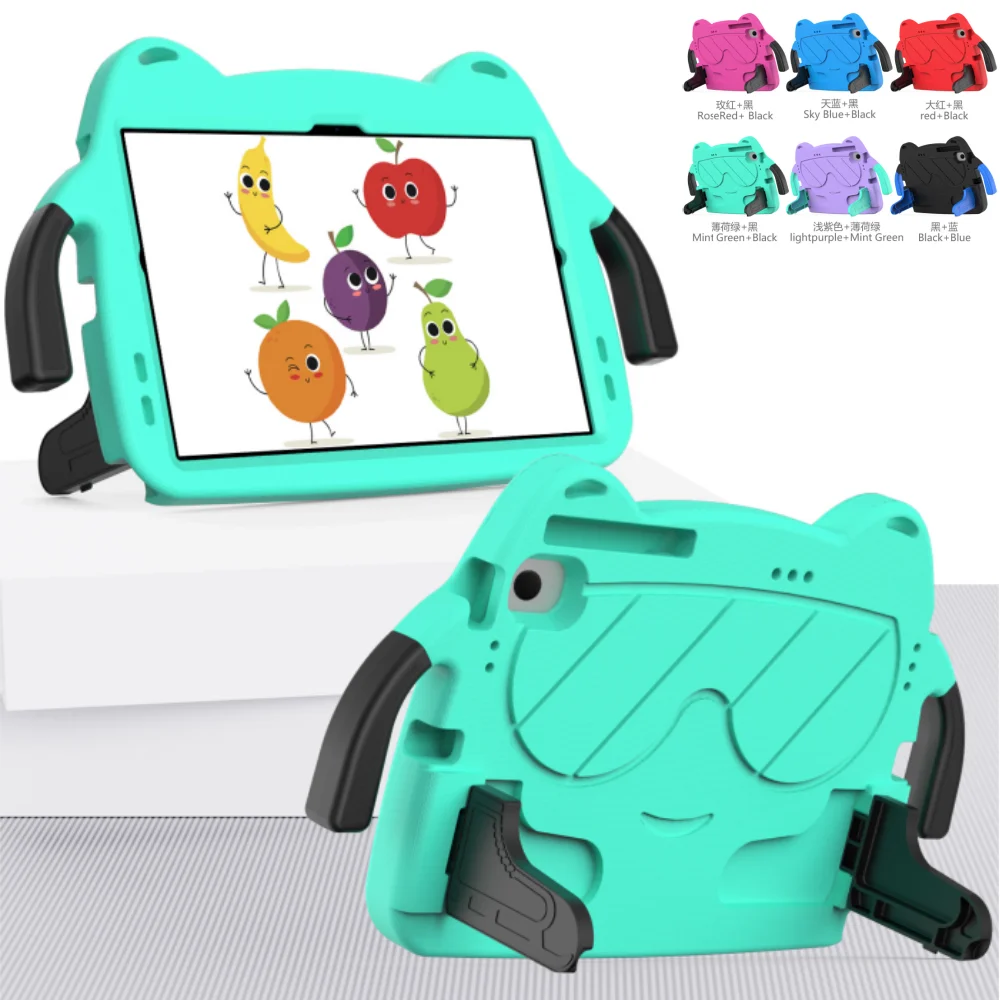 

Kids EVA Case for Samsung Galaxy Tab A7 10.4 inch SM-T500 A8 10.5 SM-X200 S5E 10.5" SM-T720 Handle Stand Cute Little Hands Cover