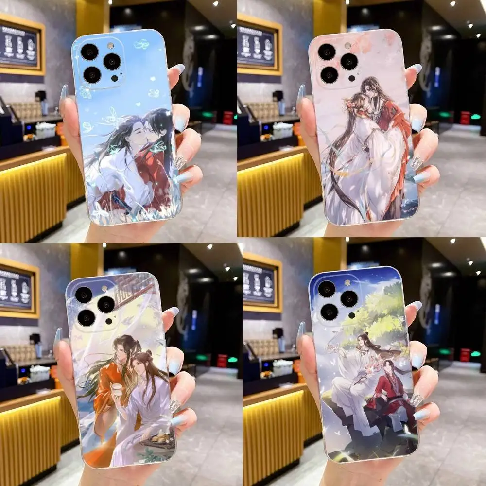 

Heaven Officials Blessing Phone Case For iPhone 16,15,14,13,12,11 Plus,Pro,Max,XR,XS,X,7,8 Plus,SE,Mini Transparent Soft Cover