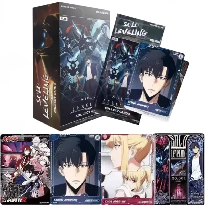 

Genuine Only I Level Up Collection Card Korean Welcome Back The Shadow King with Respect 2nd 3rd Edition Anime Peripheral Gift