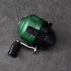 4.3：1 New Arrival Fishing Reel with Shell High Strength Nylon and Matal Gear Slingshot Hunting Fishing Accessories