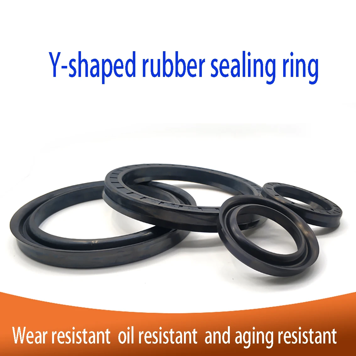 1PCS Rubber Y-shaped Sealing Ring Black High-temperature And Wear-resistant Frameless Oil Seal ID 9mm-150mm, OD 18mm-180mm