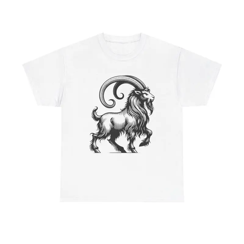 Capricorn Zodiac Sign T Shirt vintage symbol star astrology esoteric occult